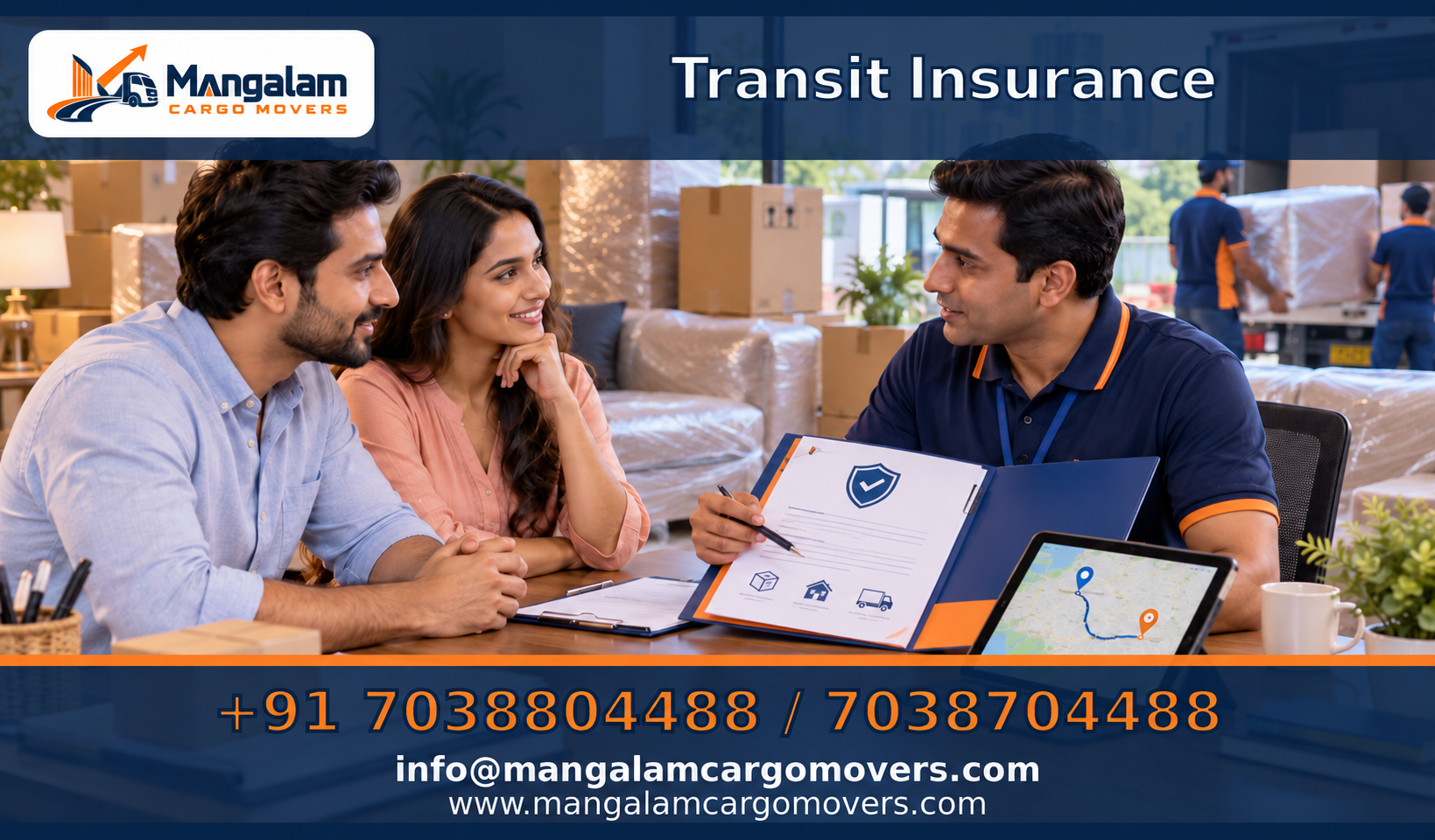 Transit Insurance — Mangalam Cargo Movers